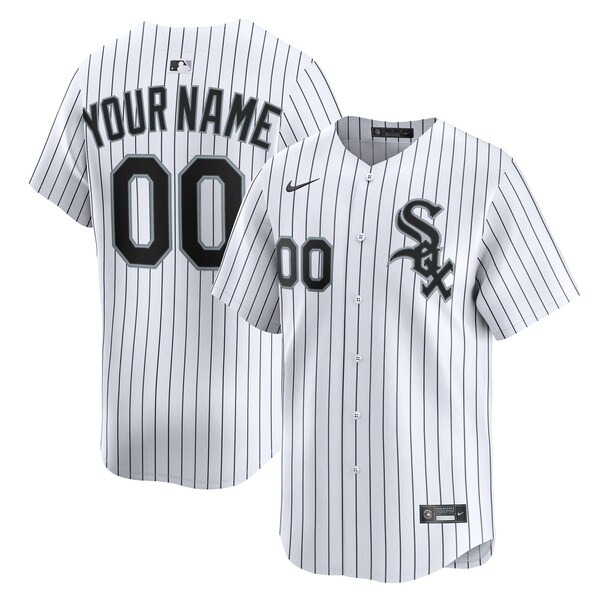 Men's Chicago White Sox Nike White Home Limited Custom Jersey