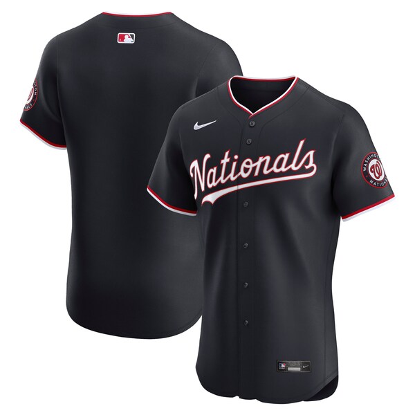 Men's Washington Nationals Nike Navy Alternate Elite Jersey