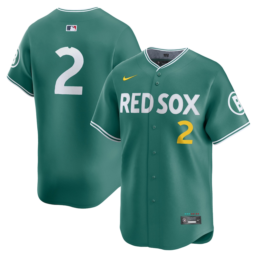 Men's Boston Red Sox Alex Bregman Nike Green 2025 City Connect Limited Player Jersey