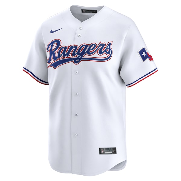 Men's Texas Rangers Leody Taveras Nike White Home Limited Player Jersey