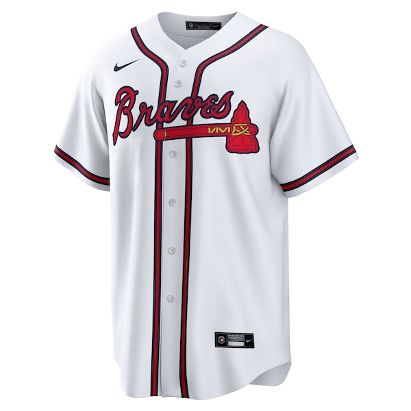 Men's Atlanta Braves Daysbel Hernandez Nike White Home Replica Jersey