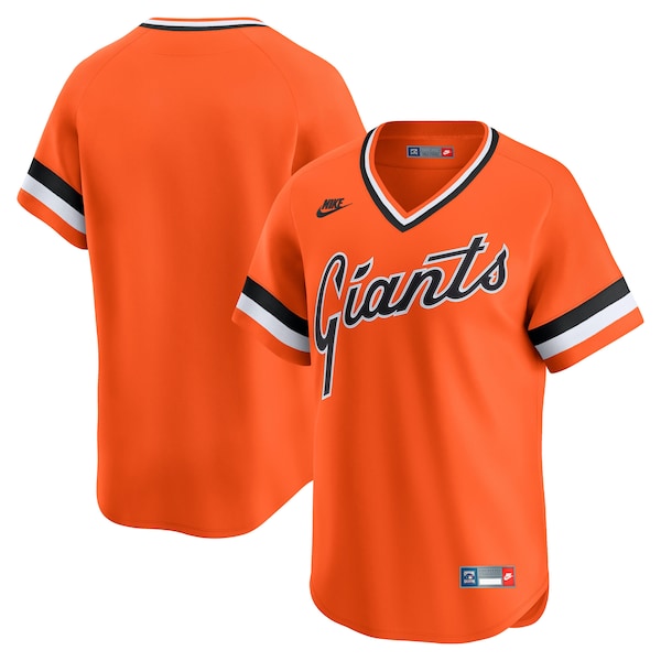 Men's San Francisco Giants Nike Orange Throwback Cooperstown Collection Limited Jersey