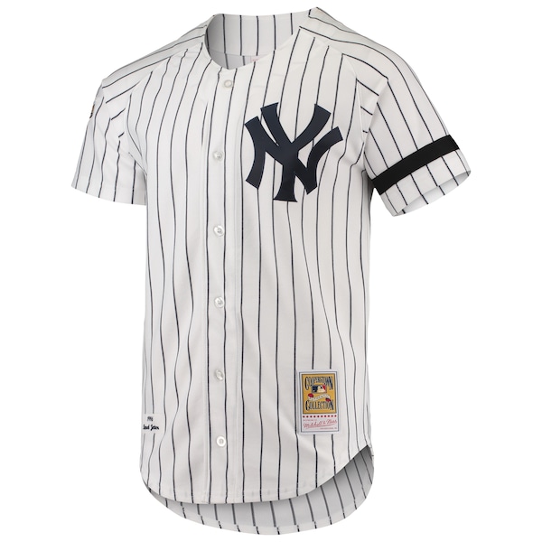 Men's New York Yankees Mitchell & Ness White Cooperstown Collection 1996 Authentic Home Jersey