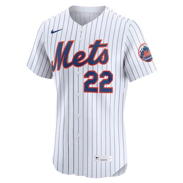 Men's New York Mets Juan Soto Nike White Home Elite Jersey