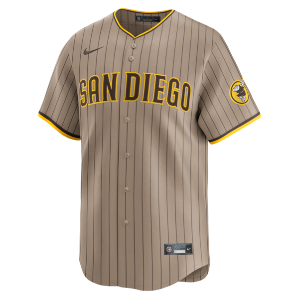 Men's San Diego Padres Nike Sand Alternate Limited Jersey