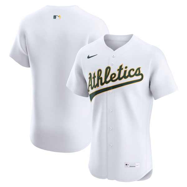 Men's Athletics Nike White Home Elite Jersey