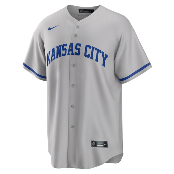 Men's Kansas City Royals Nike Gray Road Replica Team Jersey