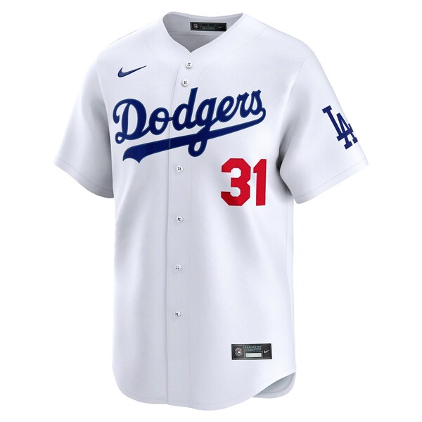 Men's Los Angeles Dodgers Tyler Glasnow Nike White Home Limited Player Jersey