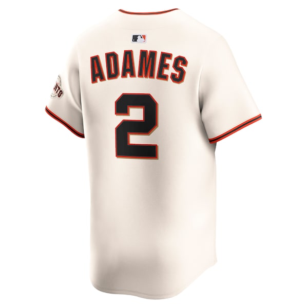 Men's San Francisco Giants Willy Adames Nike Cream Home Limited Player Jersey