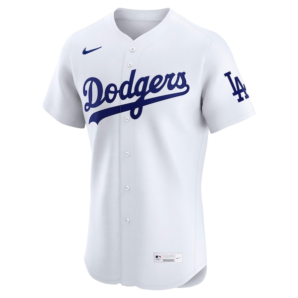 Men's Los Angeles Dodgers Nike White Home Elite Jersey
