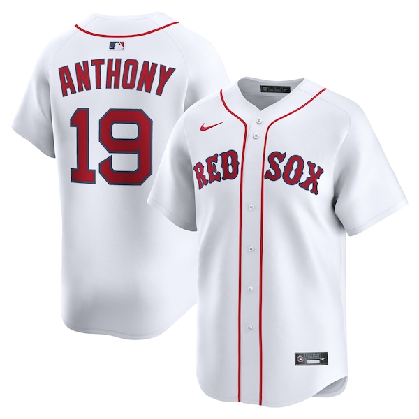 Men's Boston Red Sox Roman Anthony Nike White Home Limited Player Jersey