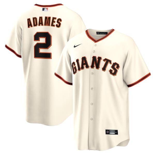 Men's San Francisco Giants Willy Adames Nike Cream Home Replica Jersey