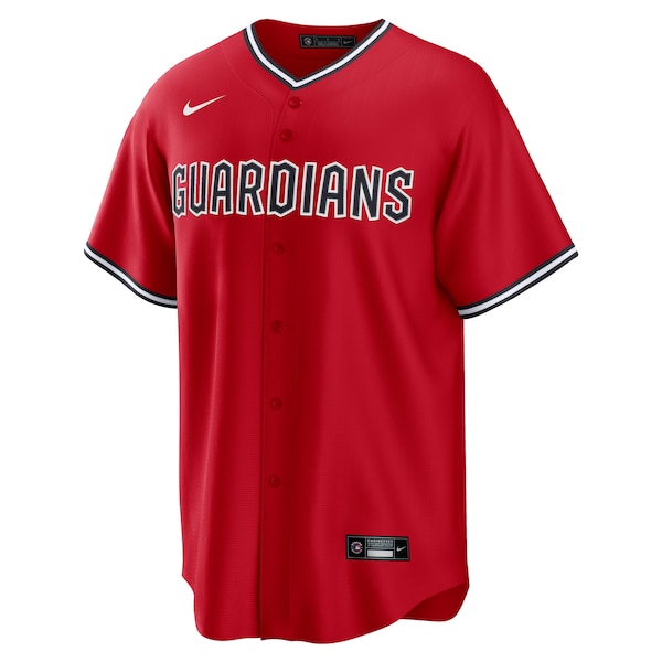 Men's Cleveland Guardians Steven Kwan Nike Red Alternate 2 Replica Jersey