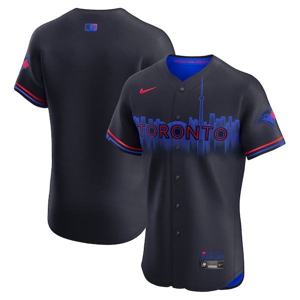 Men's Toronto Blue Jays Nike Navy City Connect Elite Jersey