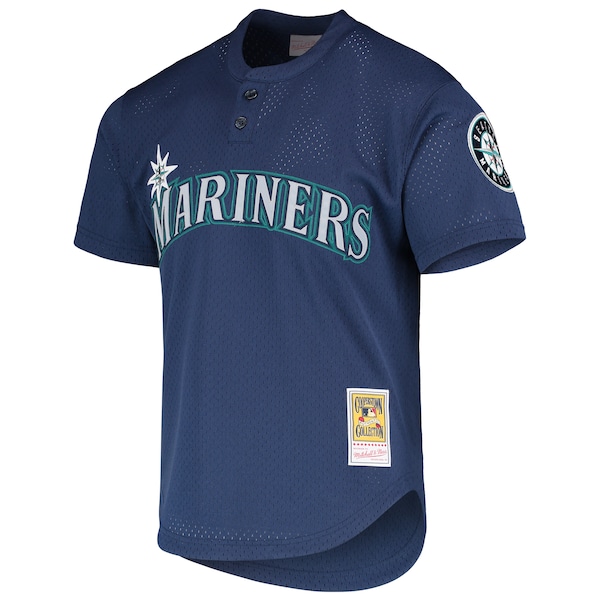 Men's Seattle Mariners Ichiro Suzuki Mitchell & Ness Royal Cooperstown Collection Mesh Batting Practice Jersey