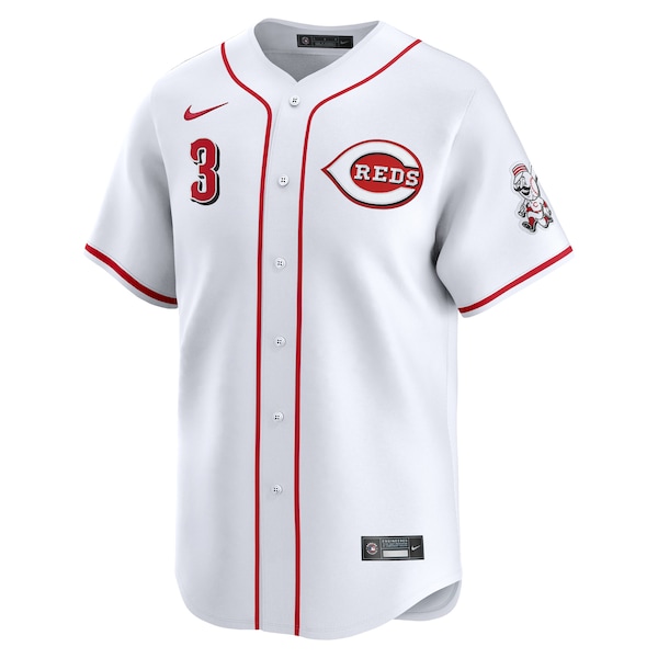 Men's Cincinnati Reds Ke'Bryan Hayes Nike White Home Limited Player Jersey