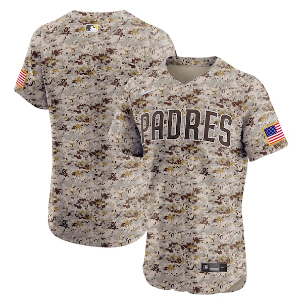 Men's San Diego Padres Nike Camo Alternate Vapor Premier Elite Patch Jersey