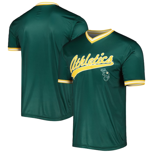 Men's Athletics Stitches Kelly Green Cooperstown Collection Team Jersey