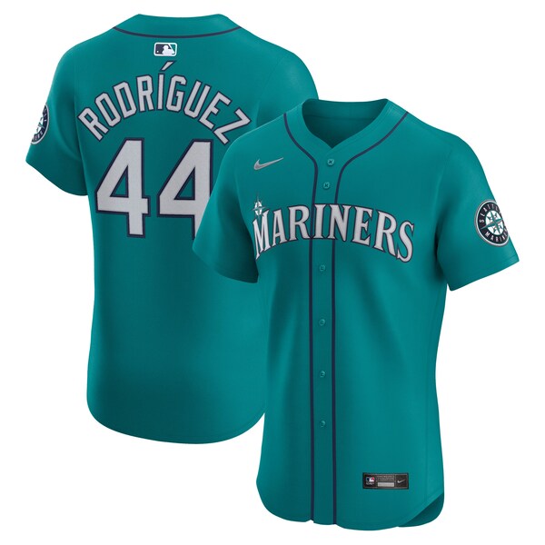 Men's Seattle Mariners Julio Rodríguez Nike Teal Alternate Elite Jersey