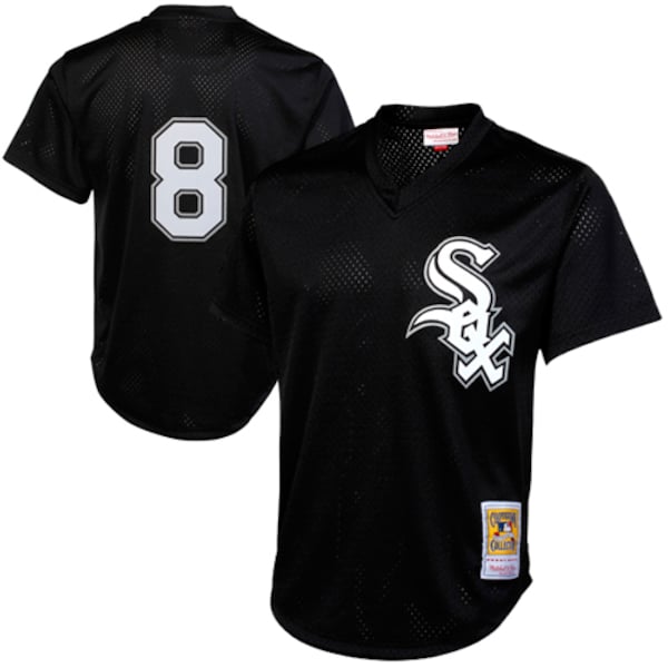 Men's Chicago White Sox Bo Jackson Mitchell & Ness Black 1993 Authentic Cooperstown Collection Batting Practice Jersey