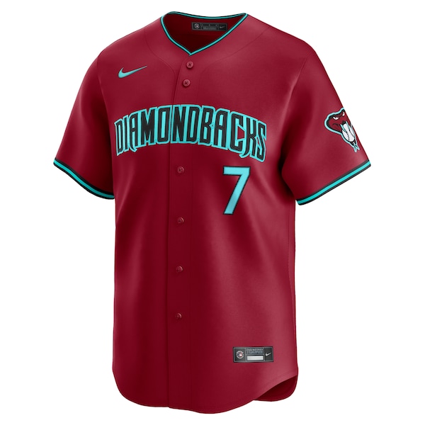 Men's Arizona Diamondbacks Corbin Carroll Nike Red Alternate Limited Jersey