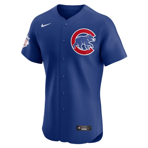 Men's Chicago Cubs Nike Royal Alternate Vapor Premier Elite Patch Jersey