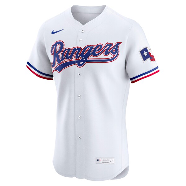 Men's Texas Rangers Nike White Home Elite Jersey