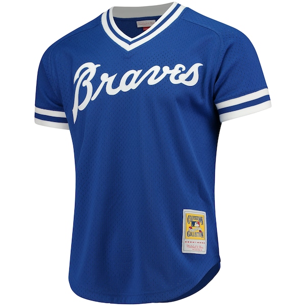 Men's Atlanta Braves Dale Murphy Mitchell & Ness Royal Cooperstown Mesh Batting Practice Jersey
