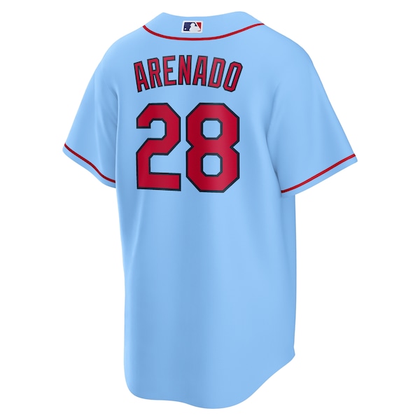 Men's St. Louis Cardinals Nolan Arenado Nike Light Blue 2024 Alternate Replica Jersey