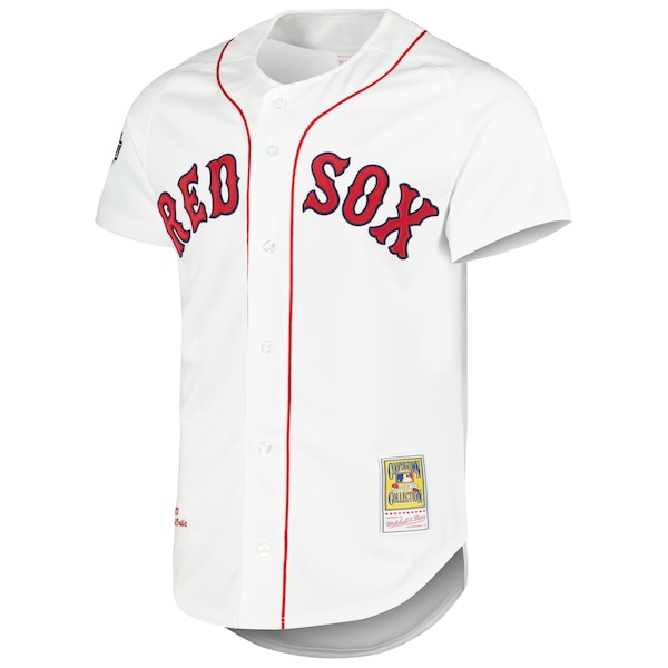 Men's Boston Red Sox David Ortiz Mitchell & Ness White Cooperstown Collection Authentic Jersey