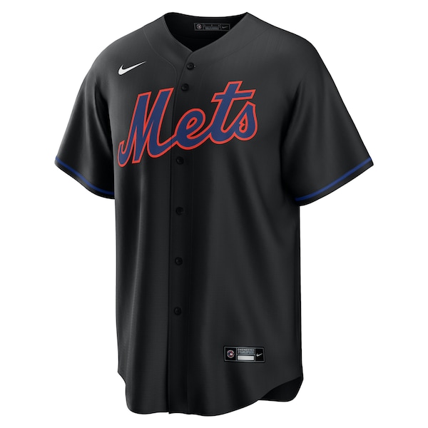 Men's New York Mets Starling Marte Nike Black Alternate Replica Jersey