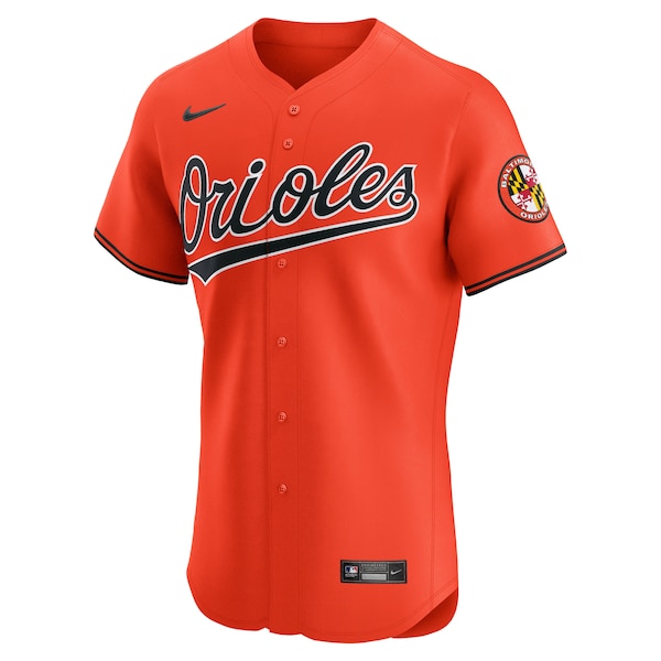 Men's Baltimore Orioles Nike Orange Alternate 2 Elite Jersey
