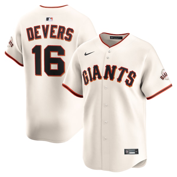 Men's San Francisco Giants Rafael Devers Nike Cream Home Limited Player Jersey