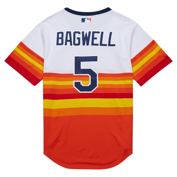 Men's Houston Astros Jeff Bagwell Mitchell & Ness White 2004 Cooperstown Collection Authentic Throwback Jersey