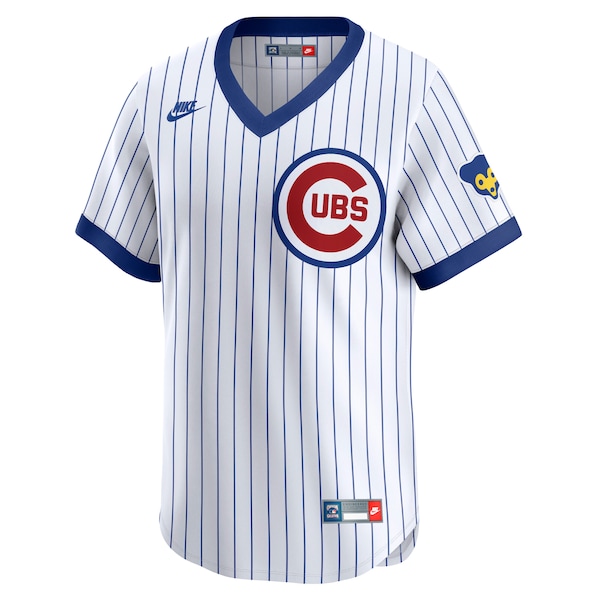 Men's Chicago Cubs Andre Dawson Nike White Throwback Cooperstown Collection Limited Jersey