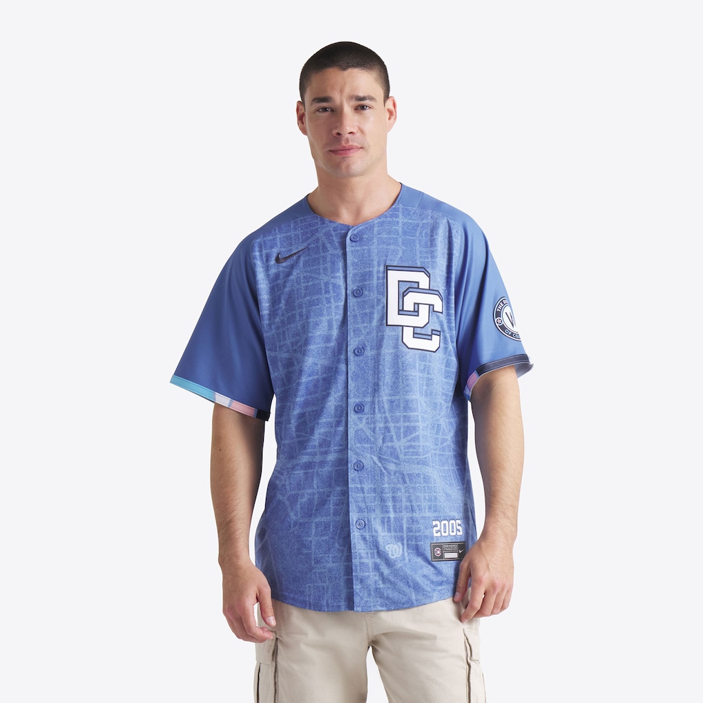 Men's Washington Nationals Nike Blue 2025 City Connect Limited Jersey