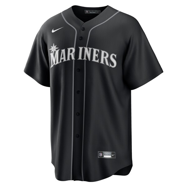 Men's Seattle Mariners Julio Rodríguez Nike Black Replica Player Jersey