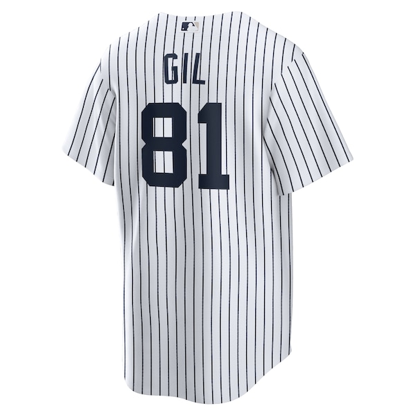 Men's New York Yankees Luis Gil Nike White Home Replica Jersey