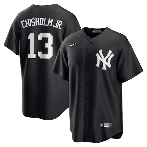 Men's New York Yankees Jazz Chisholm Jr. Nike Black Replica Player Jersey