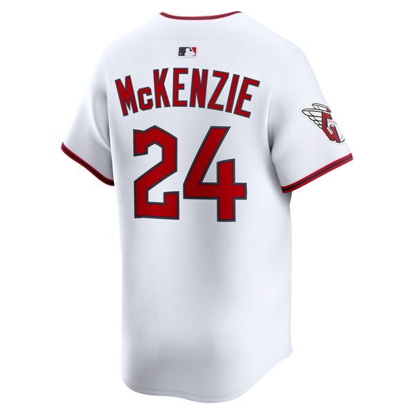 Men's Cleveland Guardians Triston McKenzie Nike White Home Limited Player Jersey