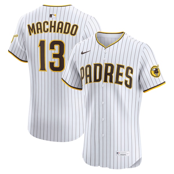 Men's San Diego Padres Manny Machado Nike White Home Elite Player Jersey