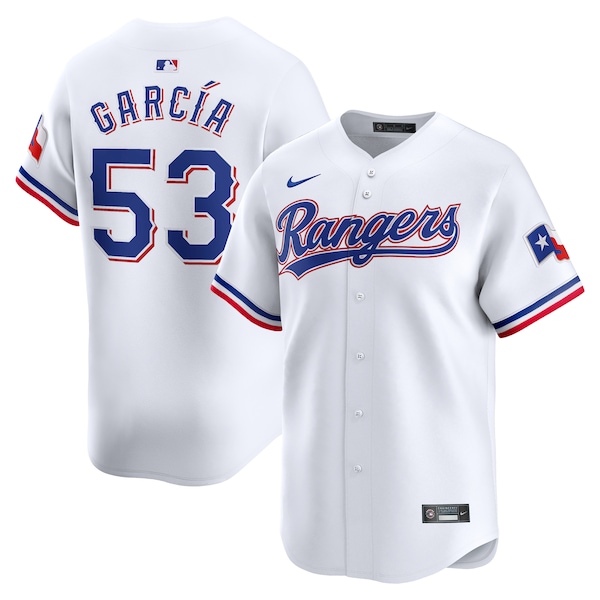 Men's Texas Rangers Adolis García Nike White Home Limited Player Jersey