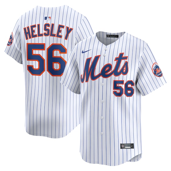 Men's New York Mets Ryan Helsley Nike White Home Limited Player Jersey