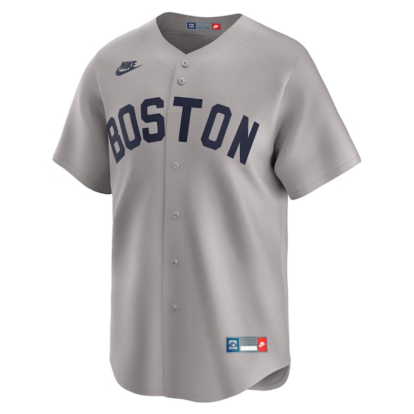 Men's Boston Red Sox Carl Yastrzemski Nike Gray Throwback Cooperstown Collection Limited Jersey