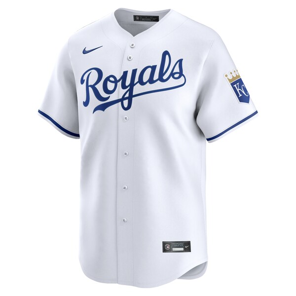 Men's Kansas City Royals Nike White Home Limited Jersey