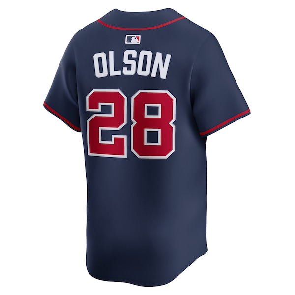 Men's Atlanta Braves Matt Olson Nike Navy Alternate Limited Jersey