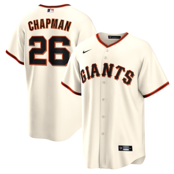 Men's San Francisco Giants Matt Chapman Nike Cream Home Replica Jersey