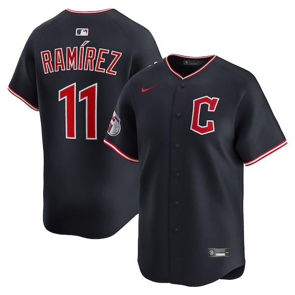 Men's Cleveland Guardians José Ramírez Nike Navy Alternate Limited Player Jersey