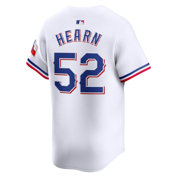 Men's Texas Rangers Taylor Hearn Nike White Home Limited Player Jersey
