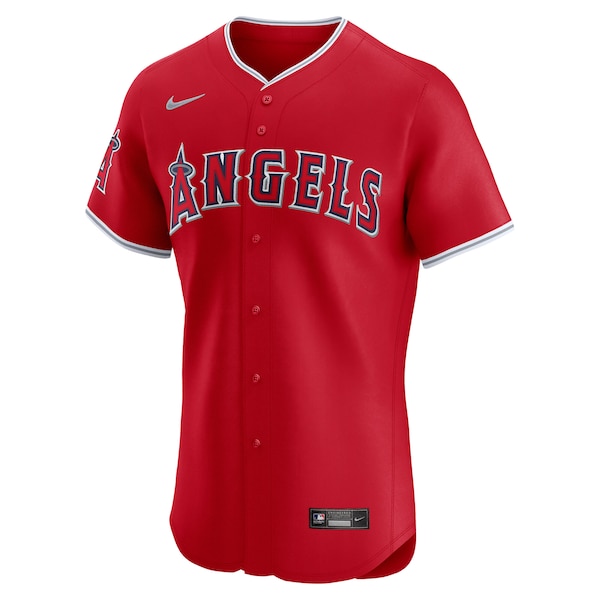 Men's Los Angeles Angels Nike Red Alternate Elite Jersey